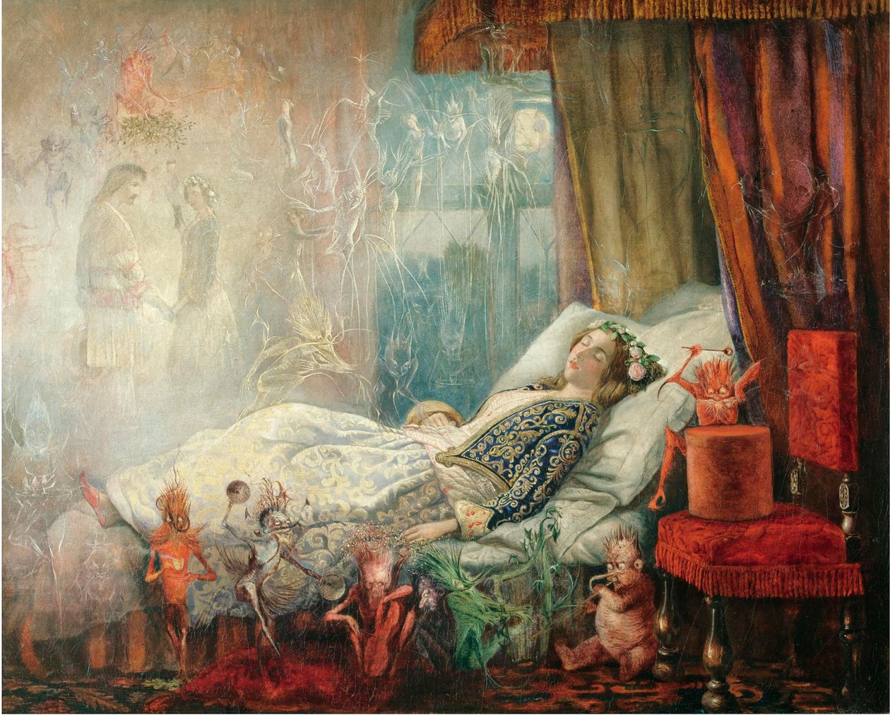 Il sogno dopo il ballo in maschera da John Anster Fitzgerald