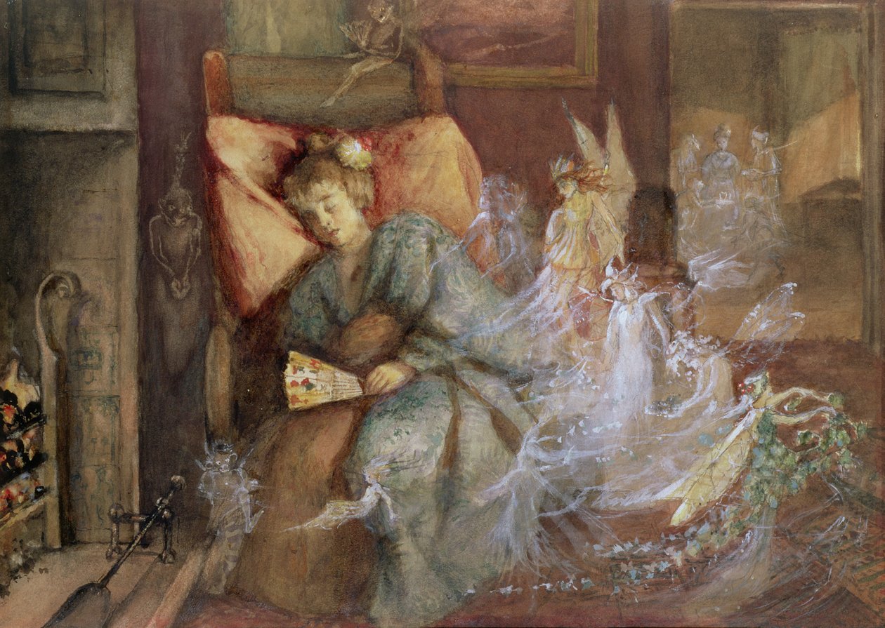 Il sogno | John Anster Fitzgerald | Stampa d'arte