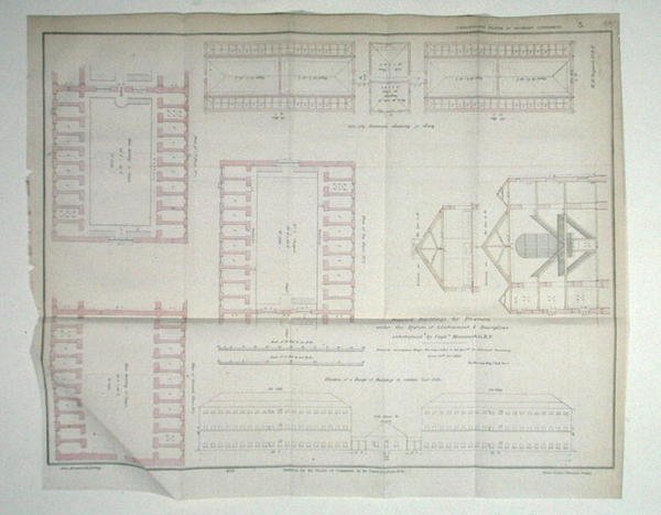 Edifici proposti per i prigionieri secondo il sistema di confinamento e disciplina intrattenuto dal Capitano Machonochie, R.N. da John Arrowsmith