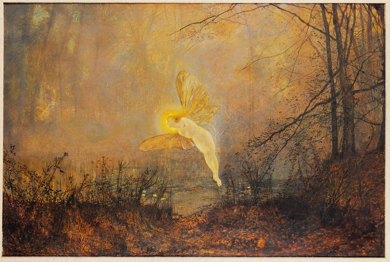 Notte di mezza estate, o "Iris", 1876 da John Atkinson Grimshaw