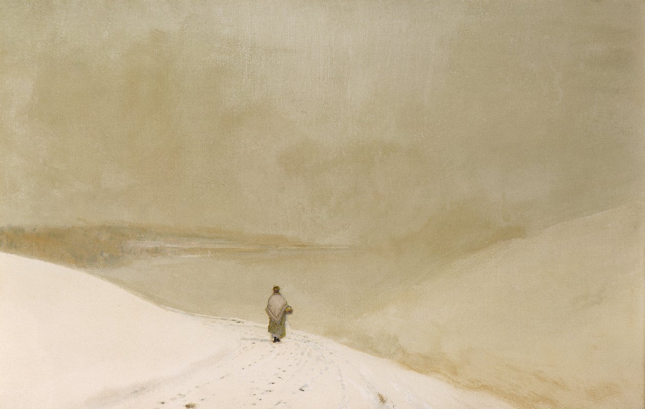 Neve e Nebbia (Capriccio in Giallo Minore) da John Atkinson Grimshaw