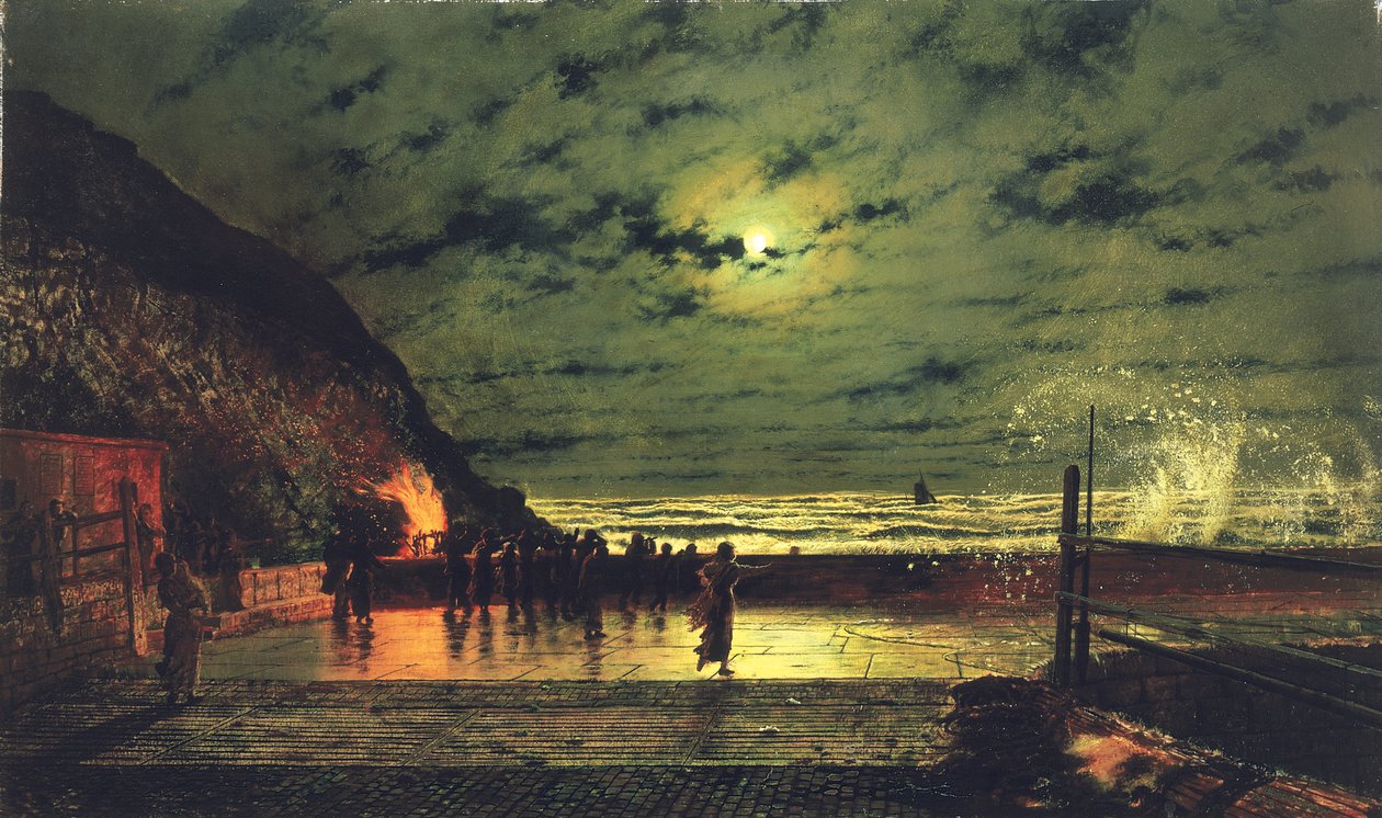 Il bagliore del porto, 1879 da John Atkinson Grimshaw