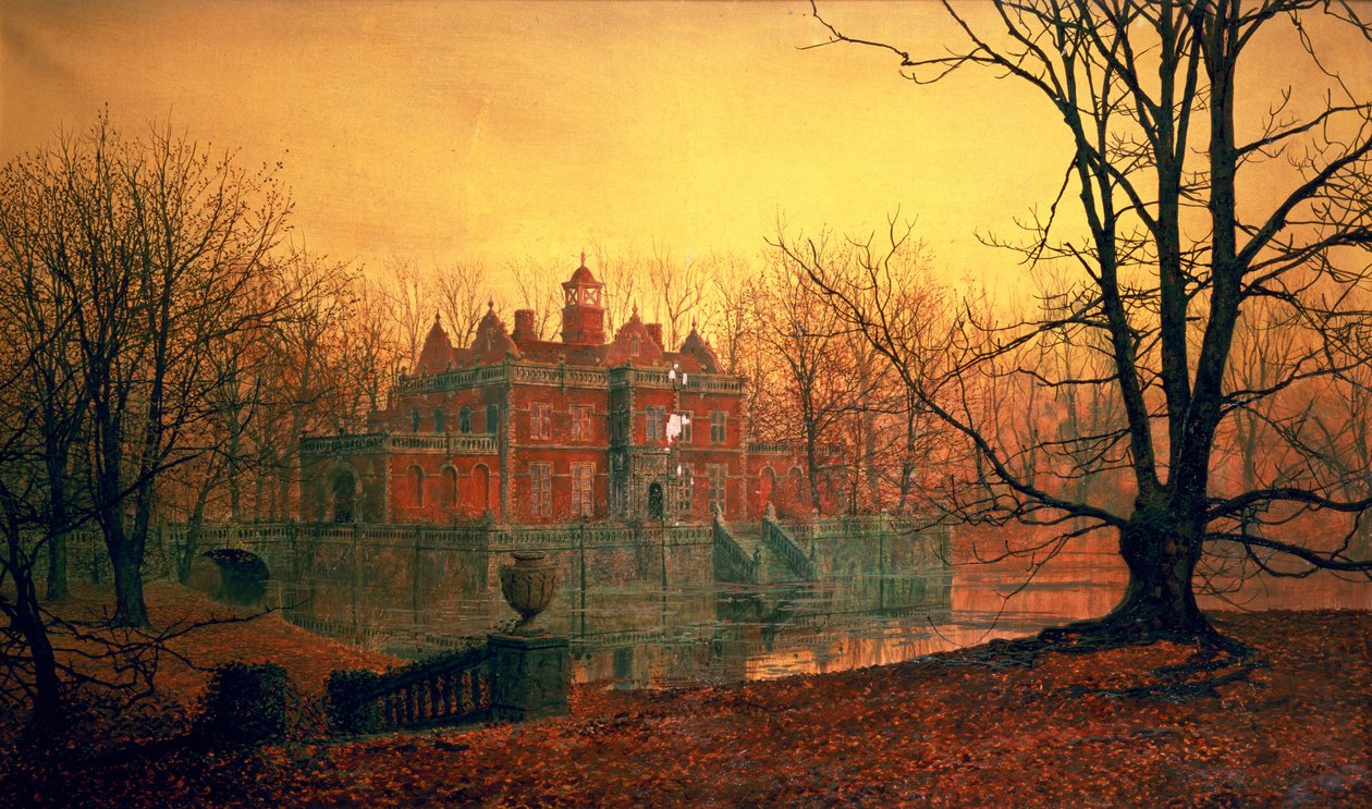 La Casa Stregata da John Atkinson Grimshaw