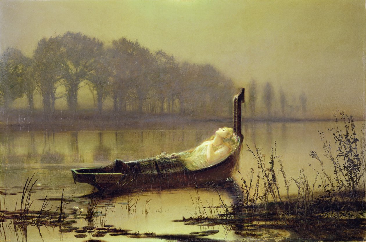 La Dama di Shalott da John Atkinson Grimshaw