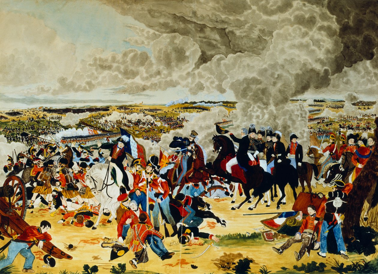 Battaglia di Waterloo, 18 giugno 1815 da John Atkinson II