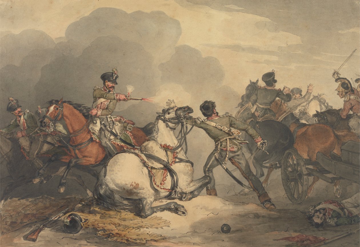 Scena di Battaglia da John Augustus Atkinson