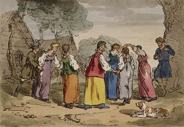 Divertimenti del villaggio, tavola 82 da Volume III di 