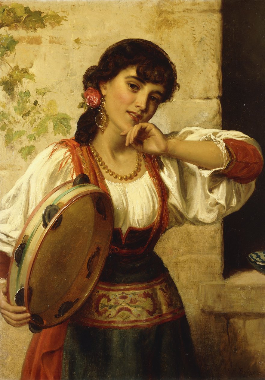 Una Danzatrice Napoletana da John Bagnold Burgess