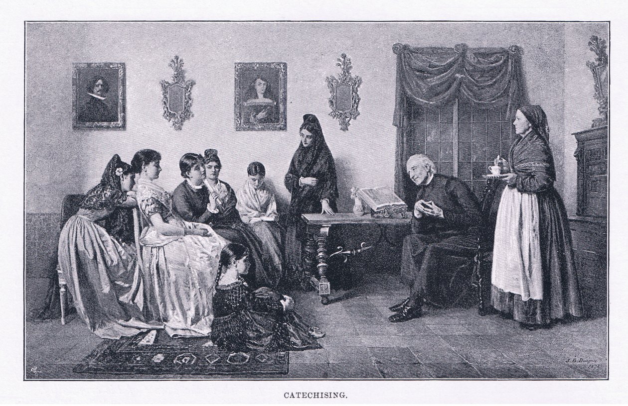 Catechismo, da The Magazine of Art 1893, Cassell and Company da John Bagnold Burgess