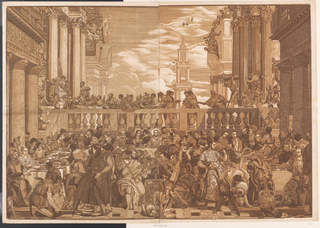 Nozze di Cana da John Baptist Jackson