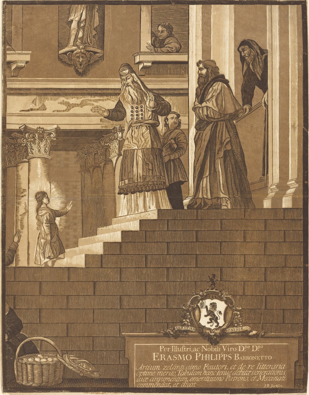 Presentazione della Vergine al Tempio da John Baptist Jackson