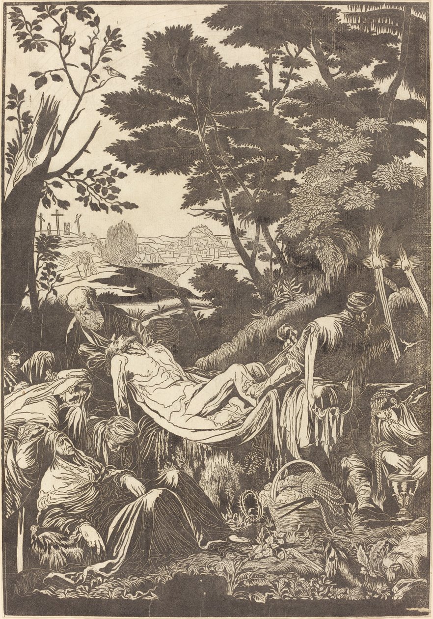 La sepoltura da John Baptist Jackson after Jacopo Bassano