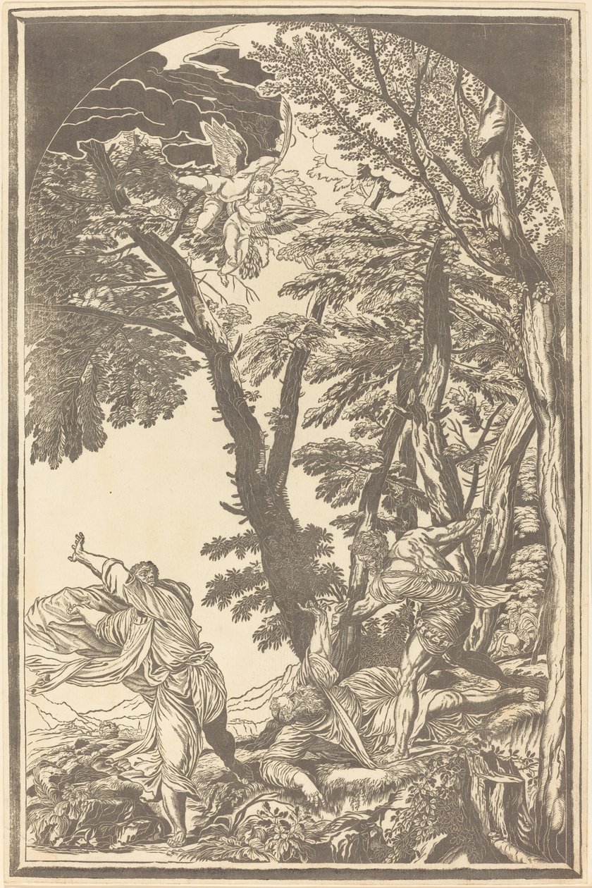 La morte di San Pietro Martire da John Baptist Jackson after Titian