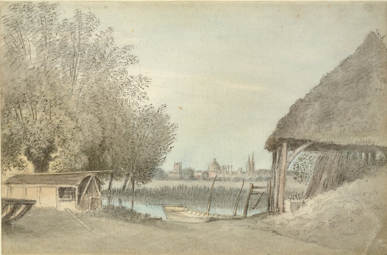 Ferry Hinksey, vicino a Oxford, 15 giugno 1789 da John Baptist Malchair