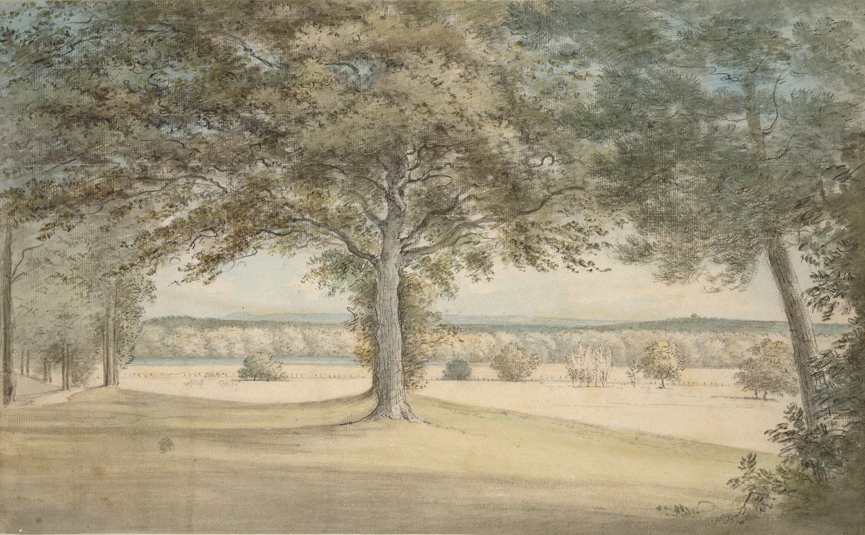 Kirtlington Park, 9 ottobre 1783 da John Baptist Malchair