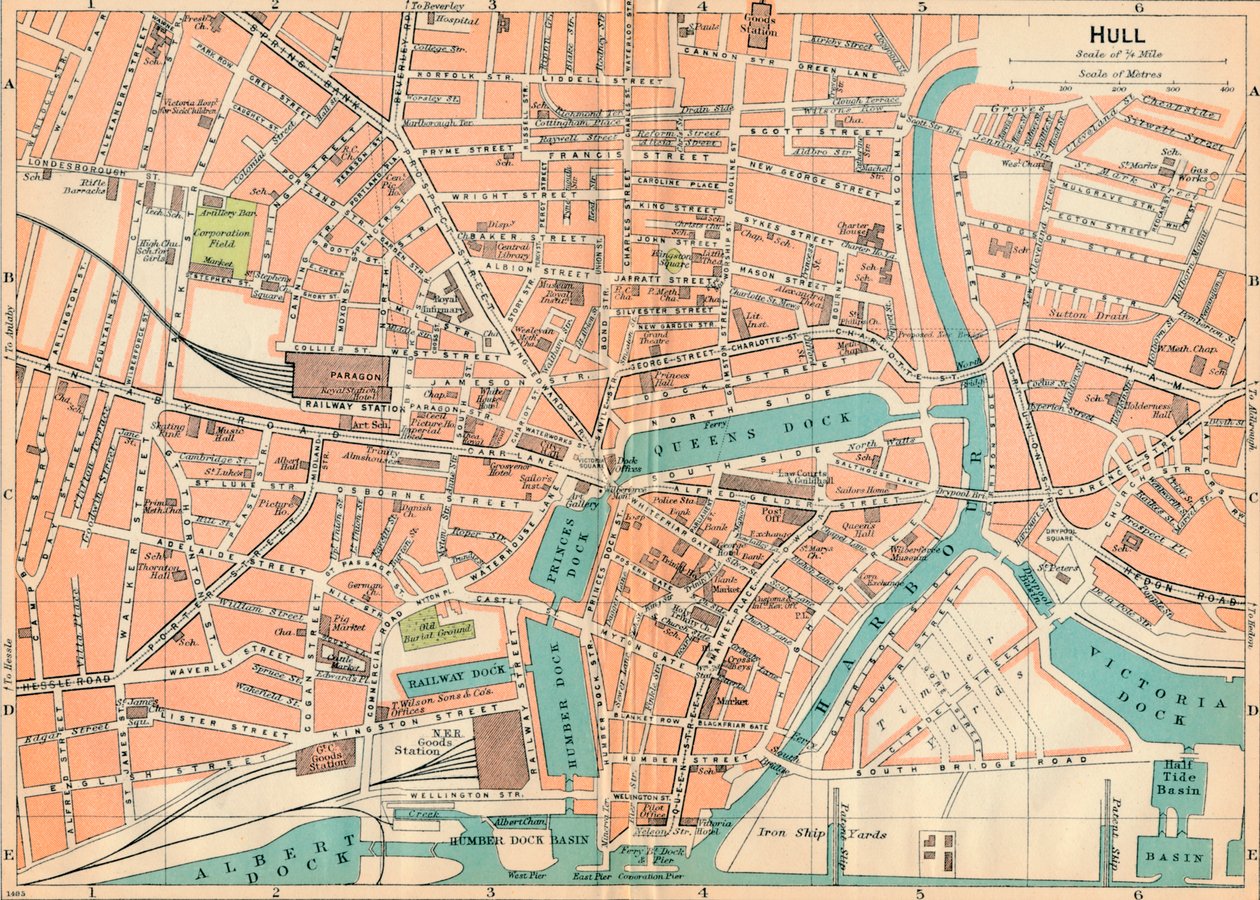 Hull, XX secolo da John Bartholomew