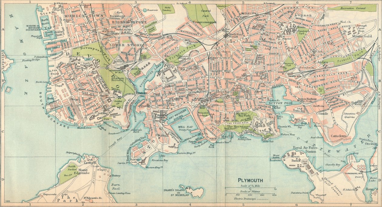 Plymouth, XX secolo da John Bartholomew