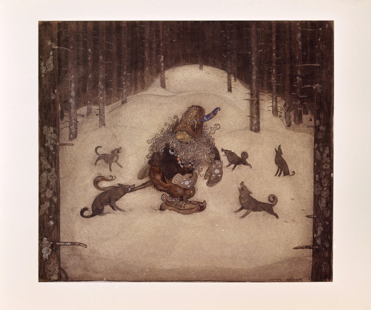 John Bauer, Troll e lupi da John Bauer