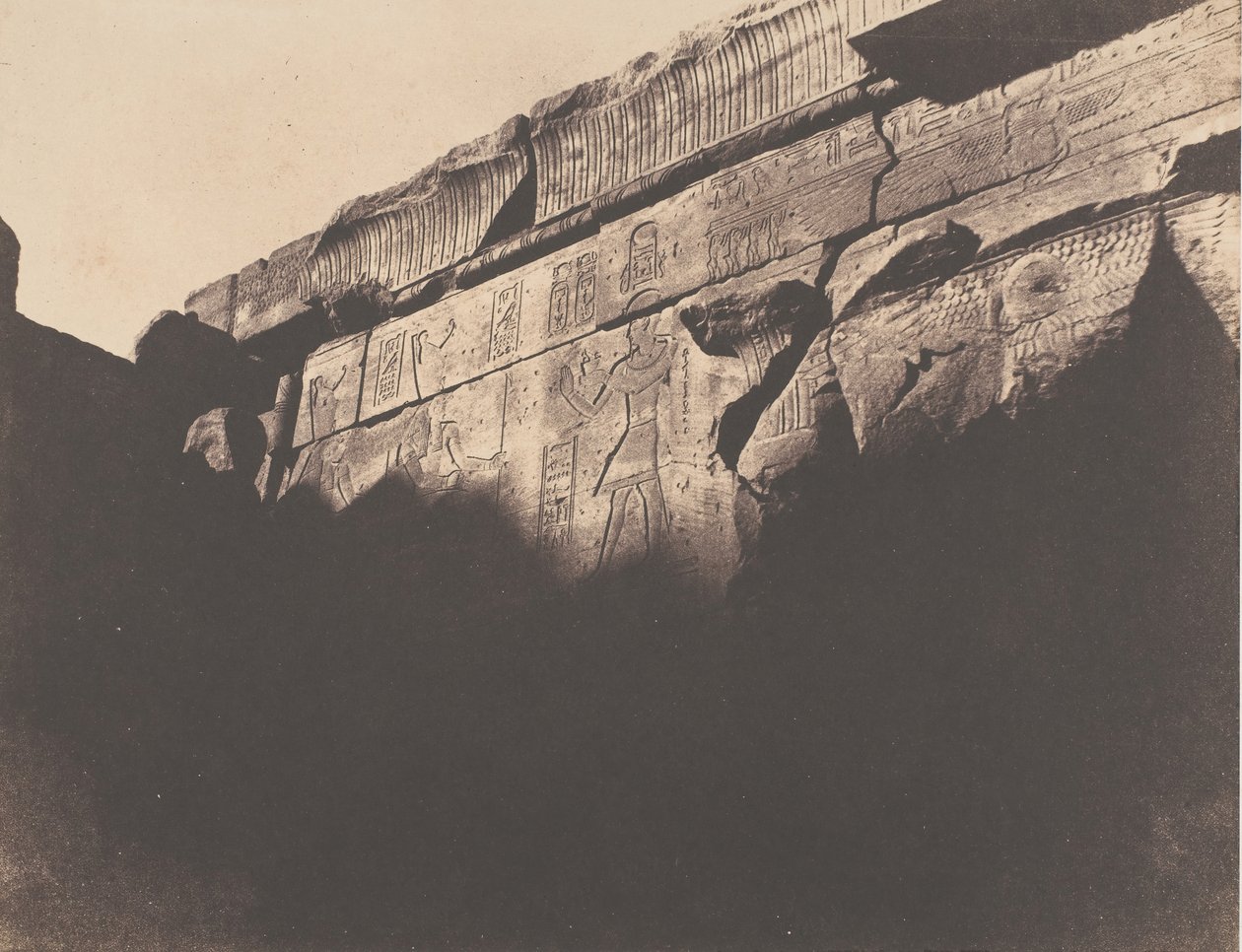 Dakkeh, 1853-54 da John Beasley Greene