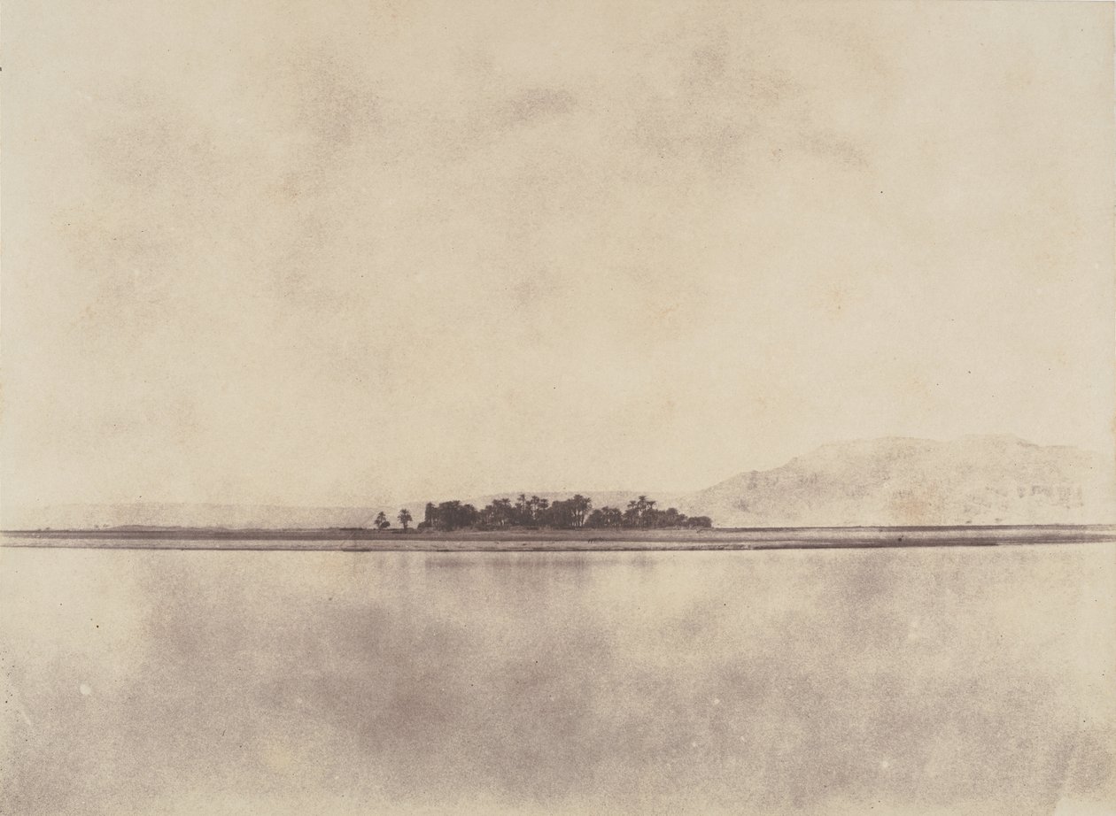Il Nilo davanti alle colline tebane, 1853-54 da John Beasley Greene