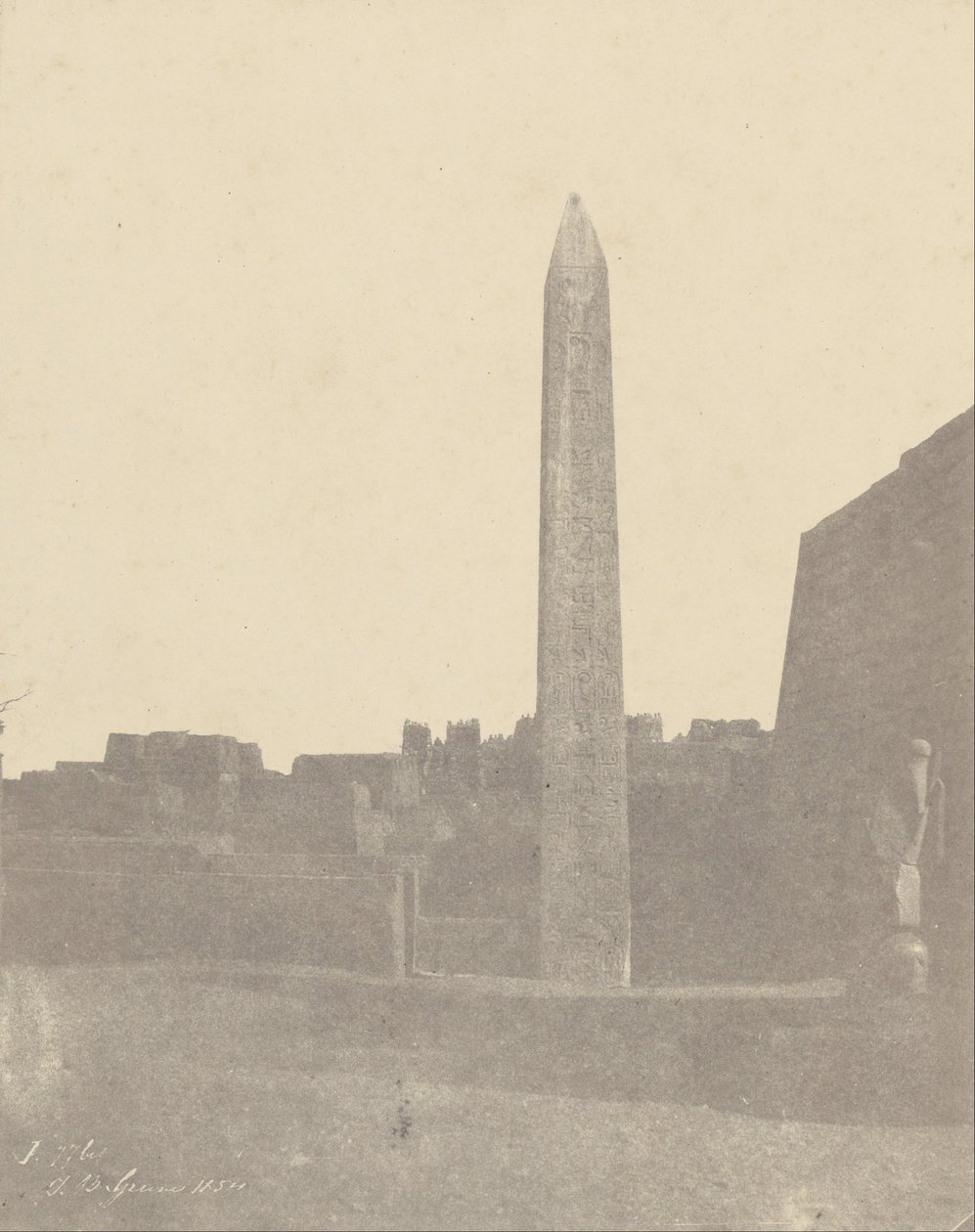 Luxor, Obelisco (Lato Ovest) da John Beasly Greene
