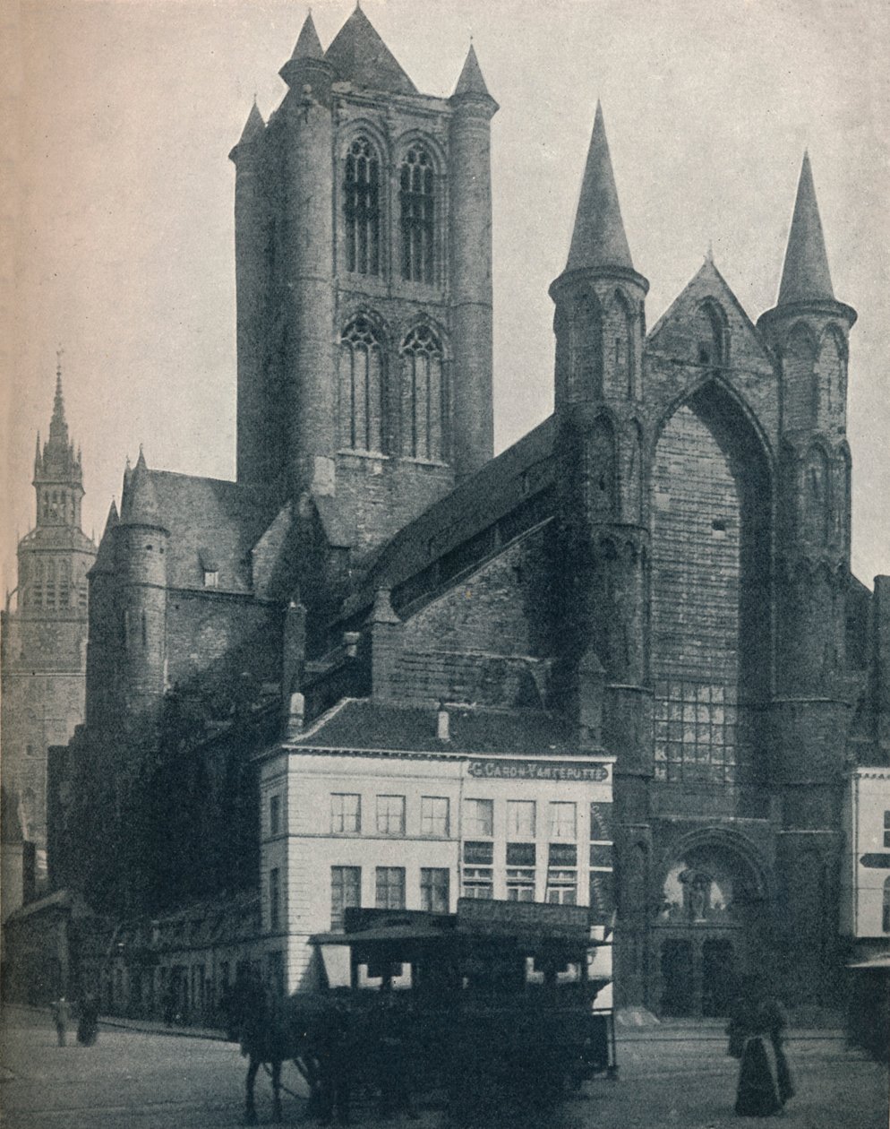 La cattedrale di San Bavone, Gand, Belgio, c. 1900-1914/1915 da John Benjamin Stone