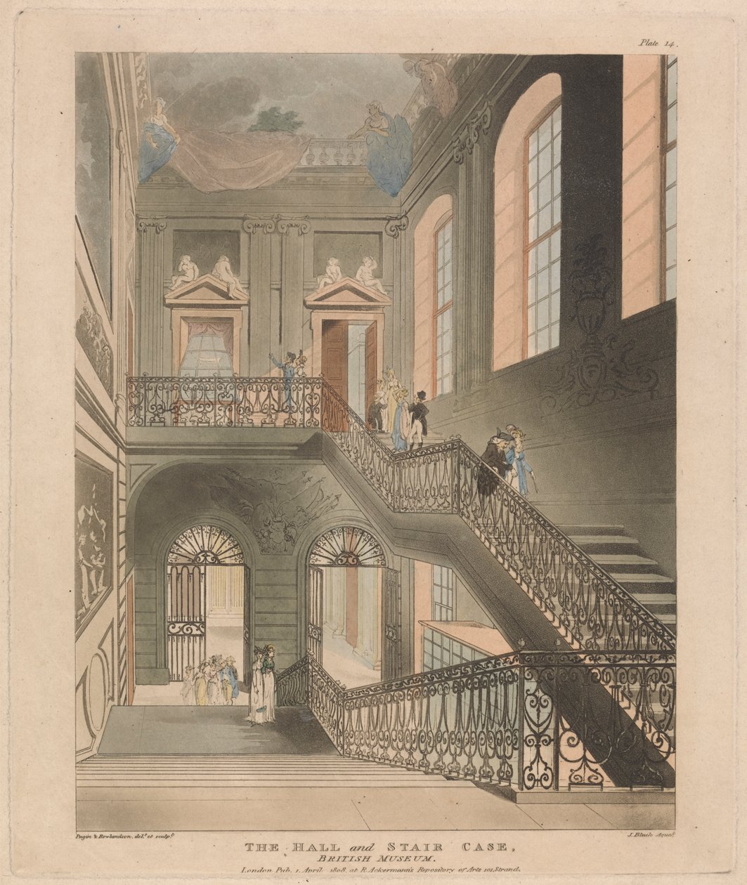 La Sala e la Scala, Museo Britannico da John Bluck