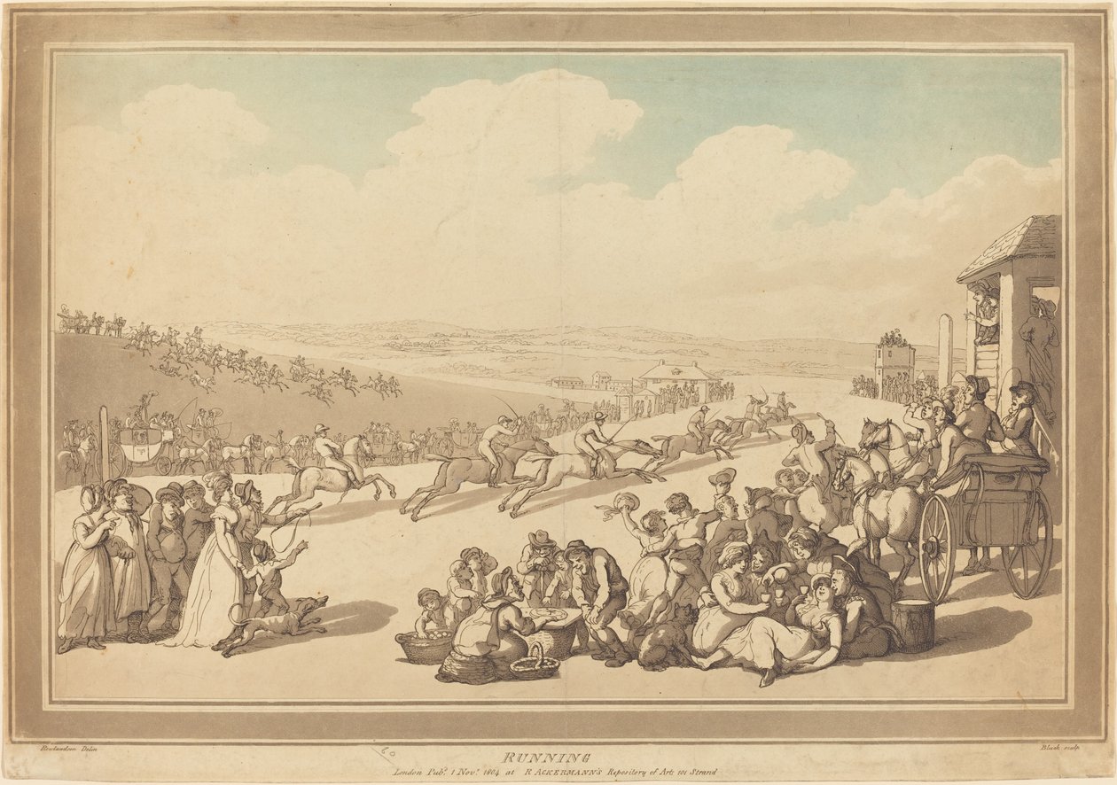 Corsa da John Bluck after Thomas Rowlandson