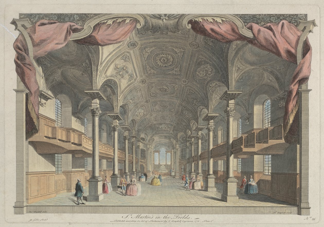 St. Martin-in-the-Fields da John Boydell