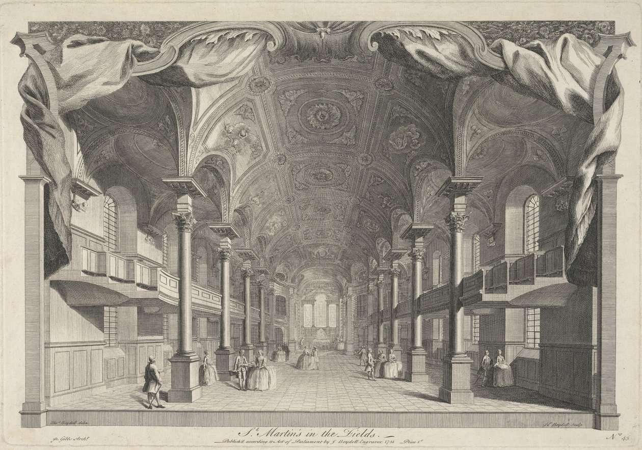 St. Martin-in-the-Fields da John Boydell