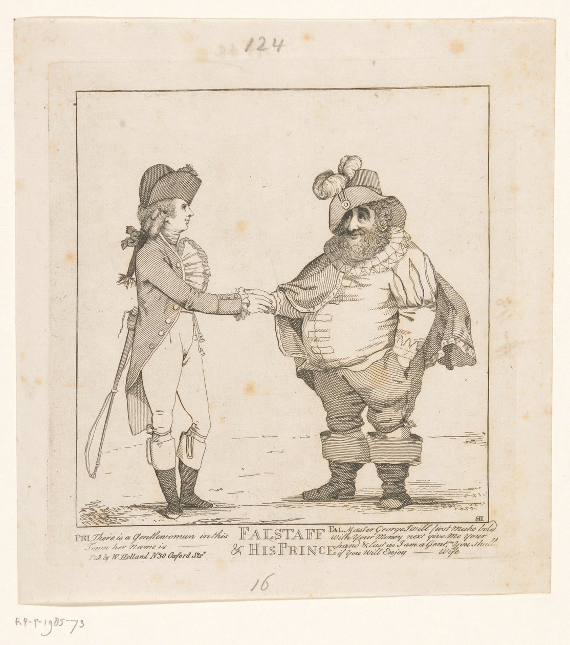 Fox e il Principe di Galles, 1783 da John Boyne