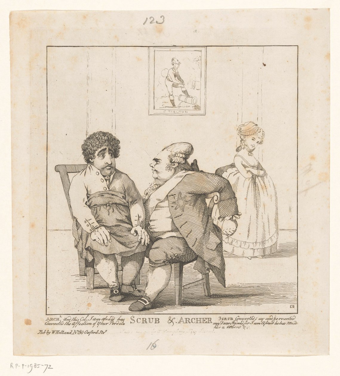 Caricatura di Charles Fox e Frederick North, 1783 da John Boyne