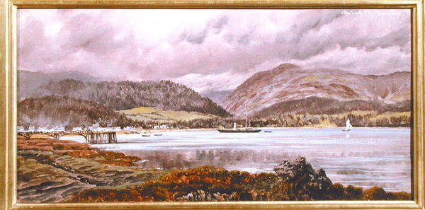 Molo di Brodick, 20 agosto 1886 da John Brett