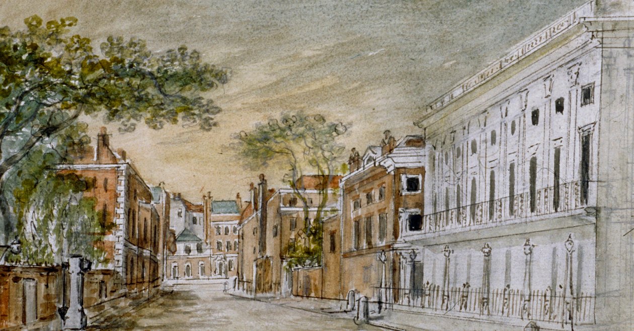 Veduta lungo Vigo Lane, Città di Westminster, Londra da John Bromley
