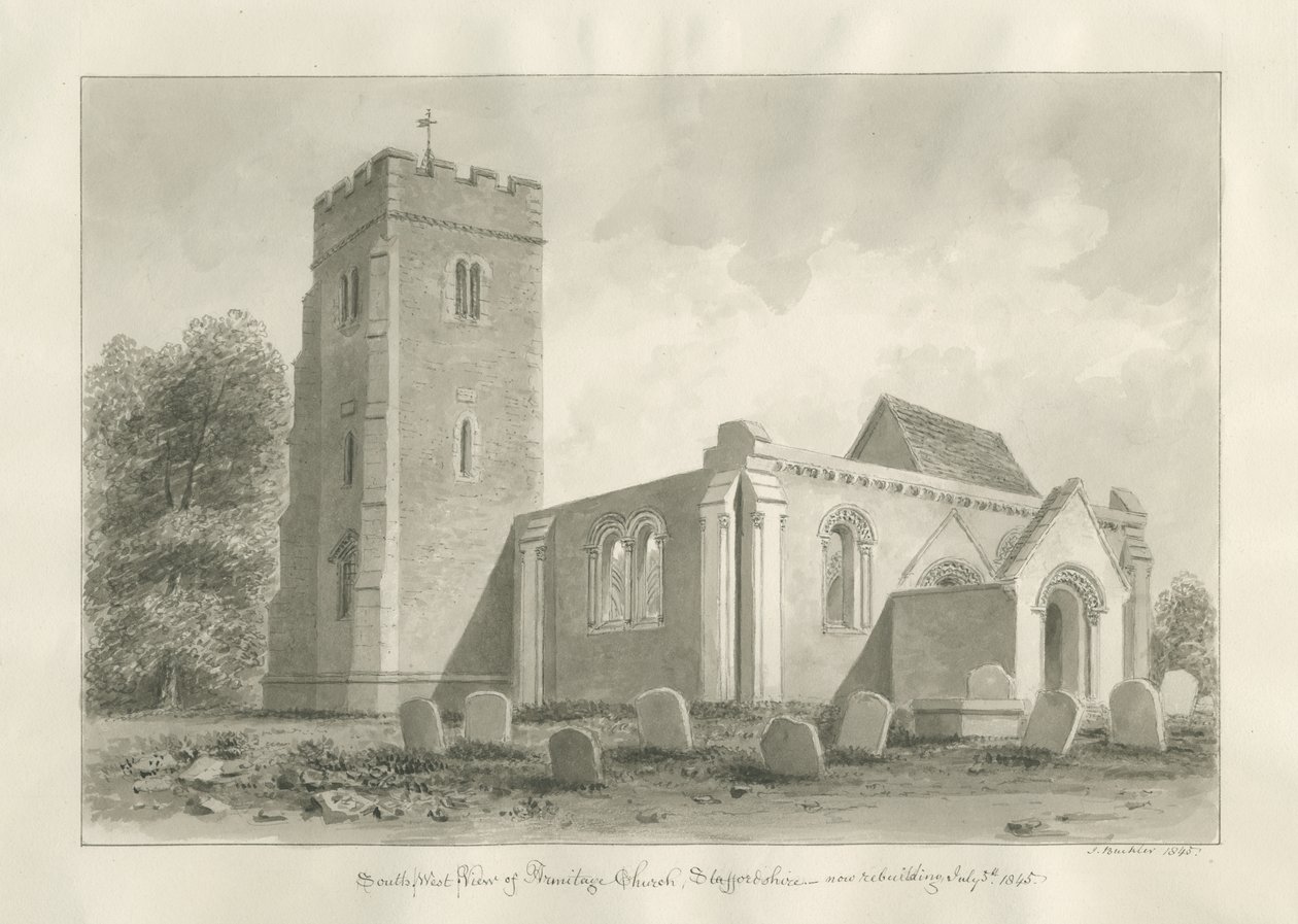 Chiesa di Armitage da John Buckler