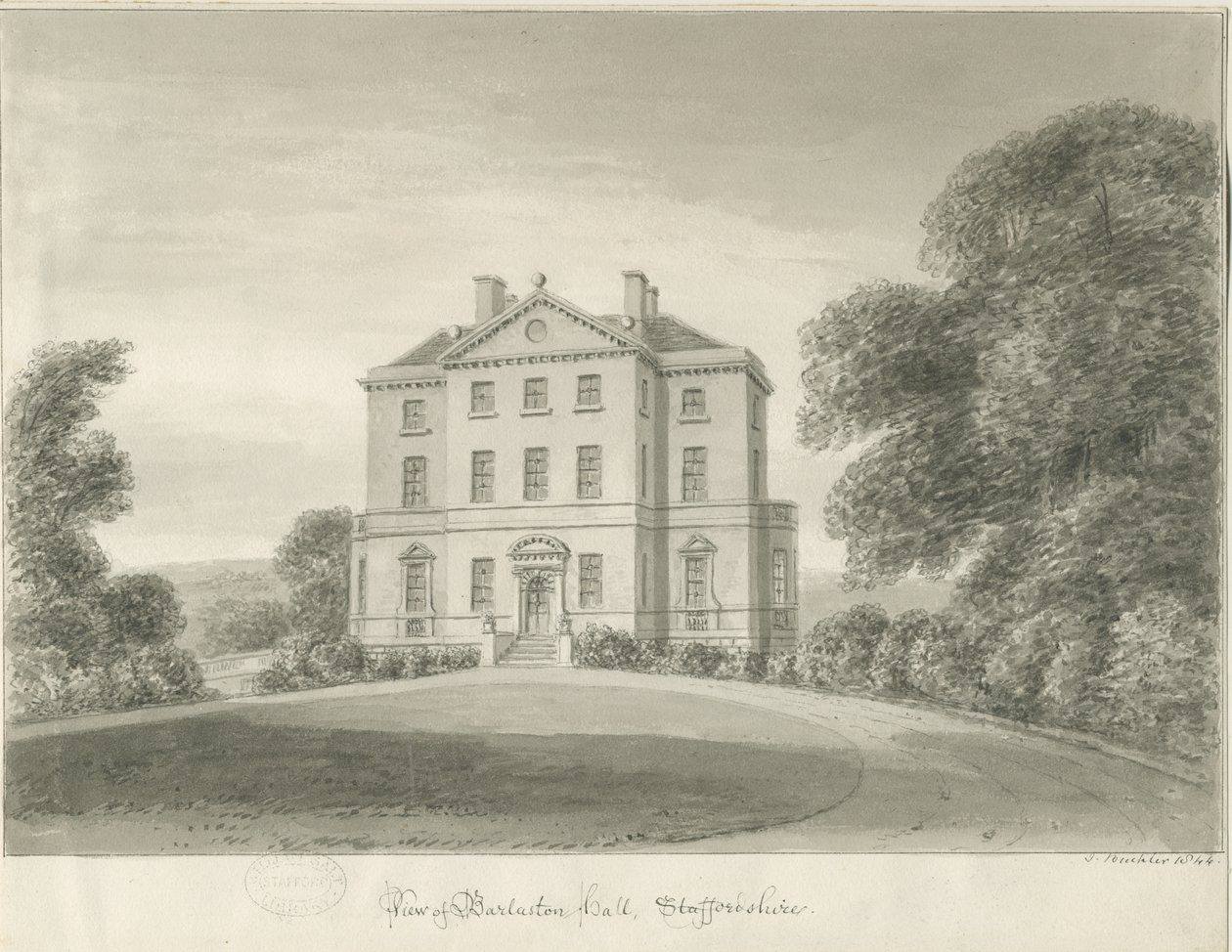 Barlaston Hall da John Buckler