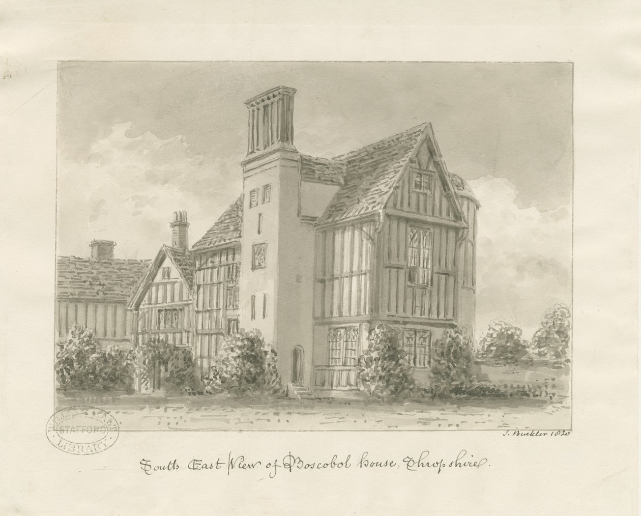 Boscobel House da John Buckler