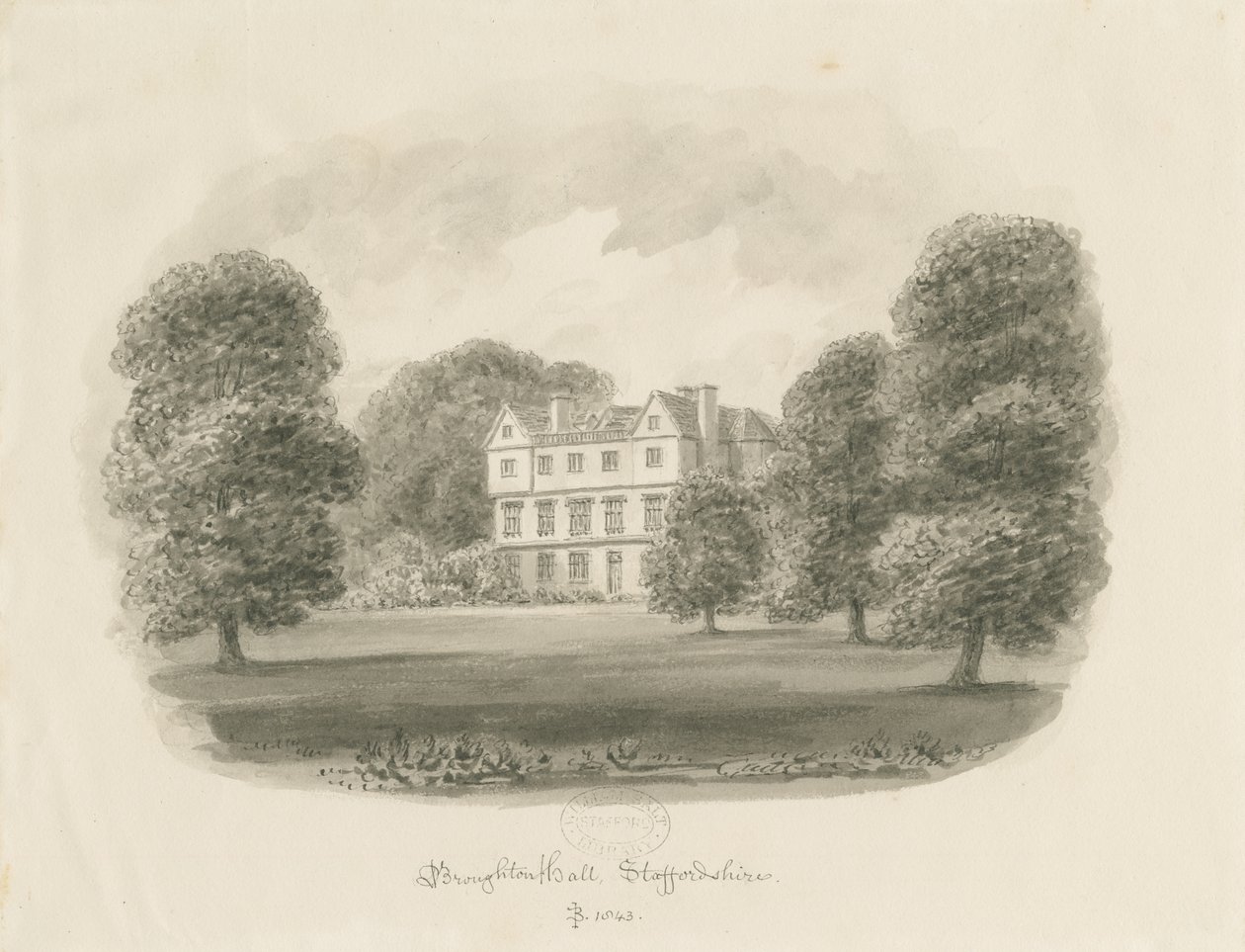 Broughton Hall da John Buckler