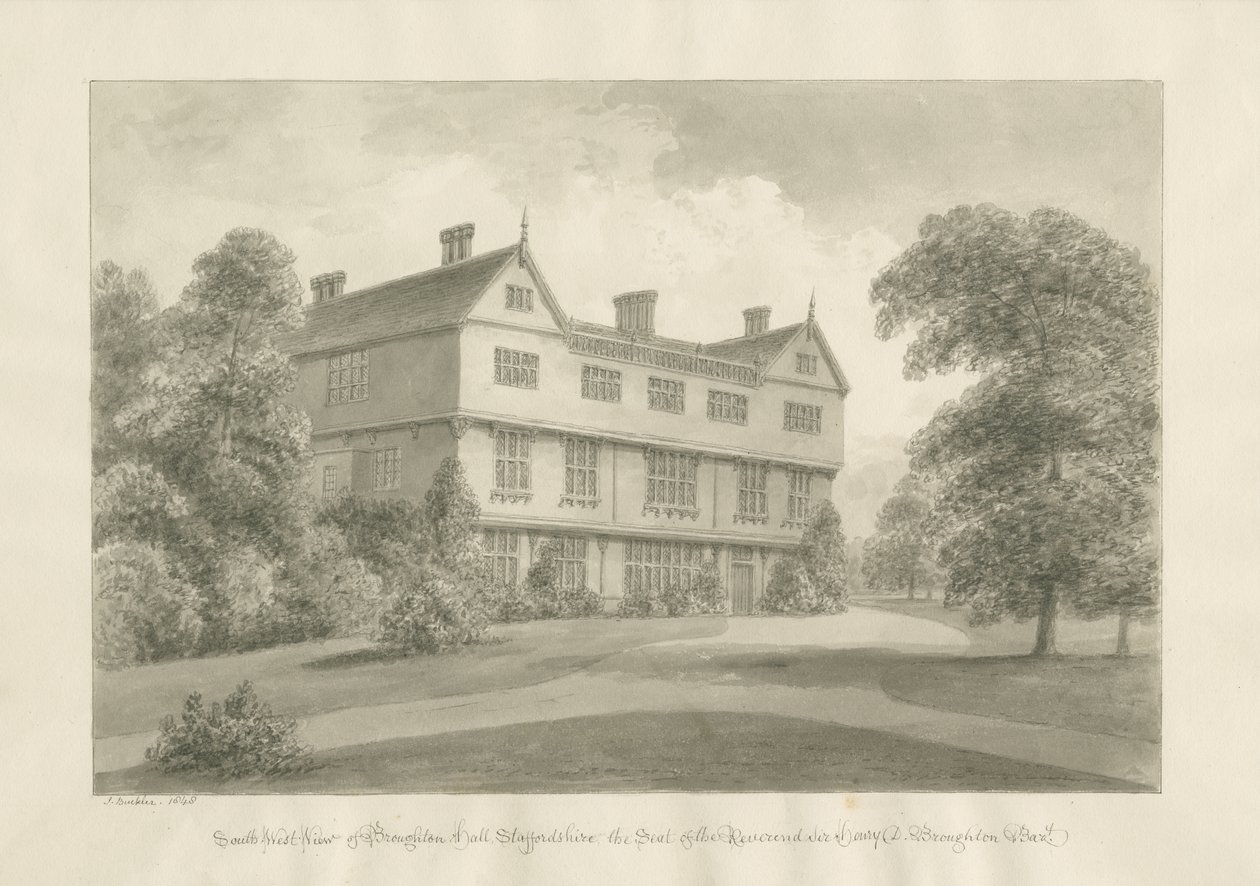Broughton Hall da John Buckler