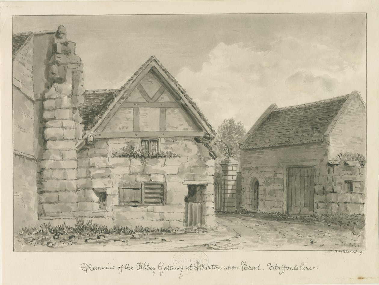 Abbazia di Burton-upon-Trent da John Buckler