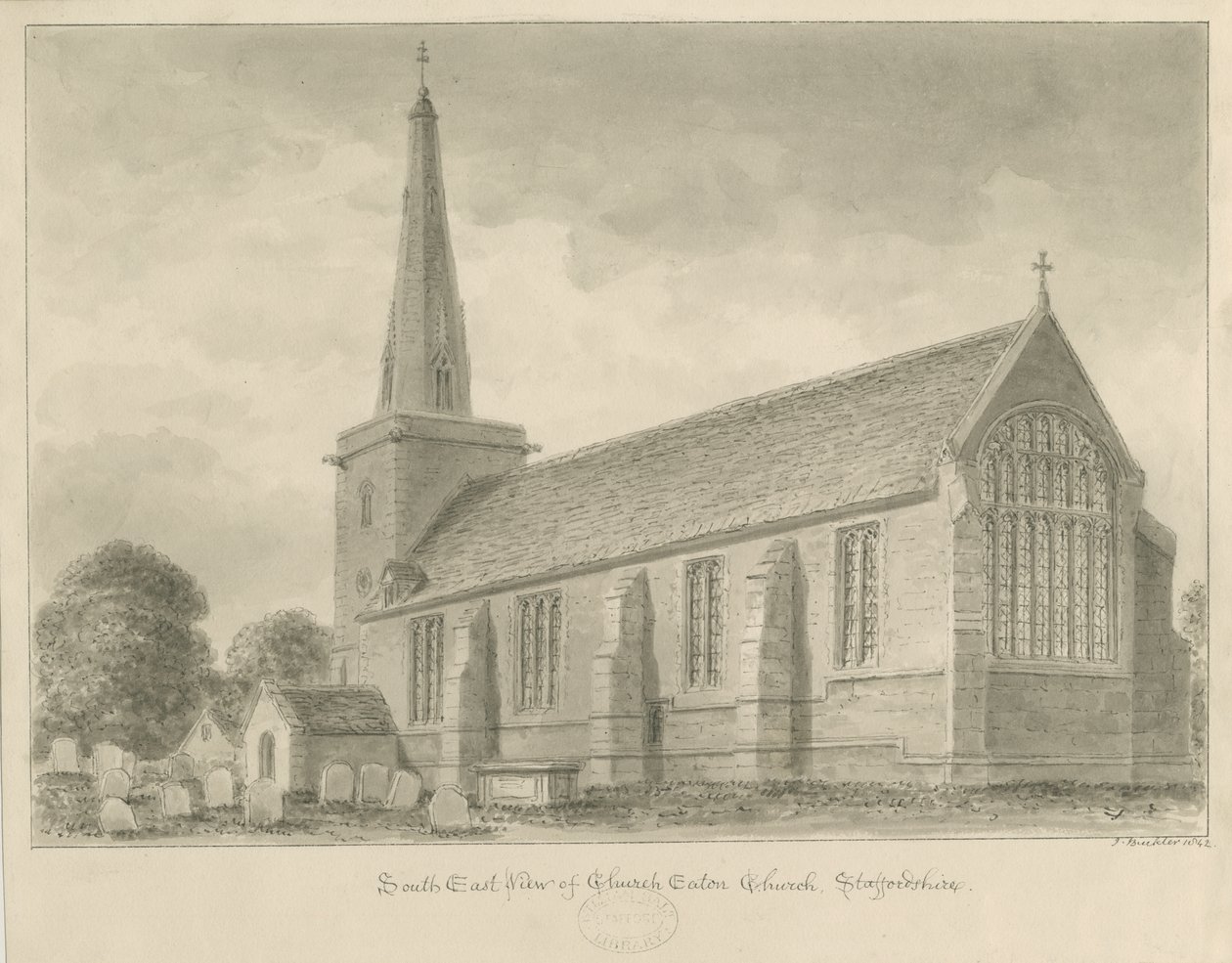 Chiesa di Church Eaton da John Buckler