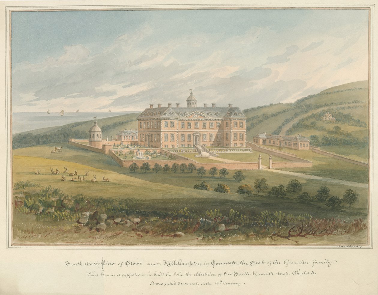 Cornovaglia - Kilkhampton - Stowe da John Buckler