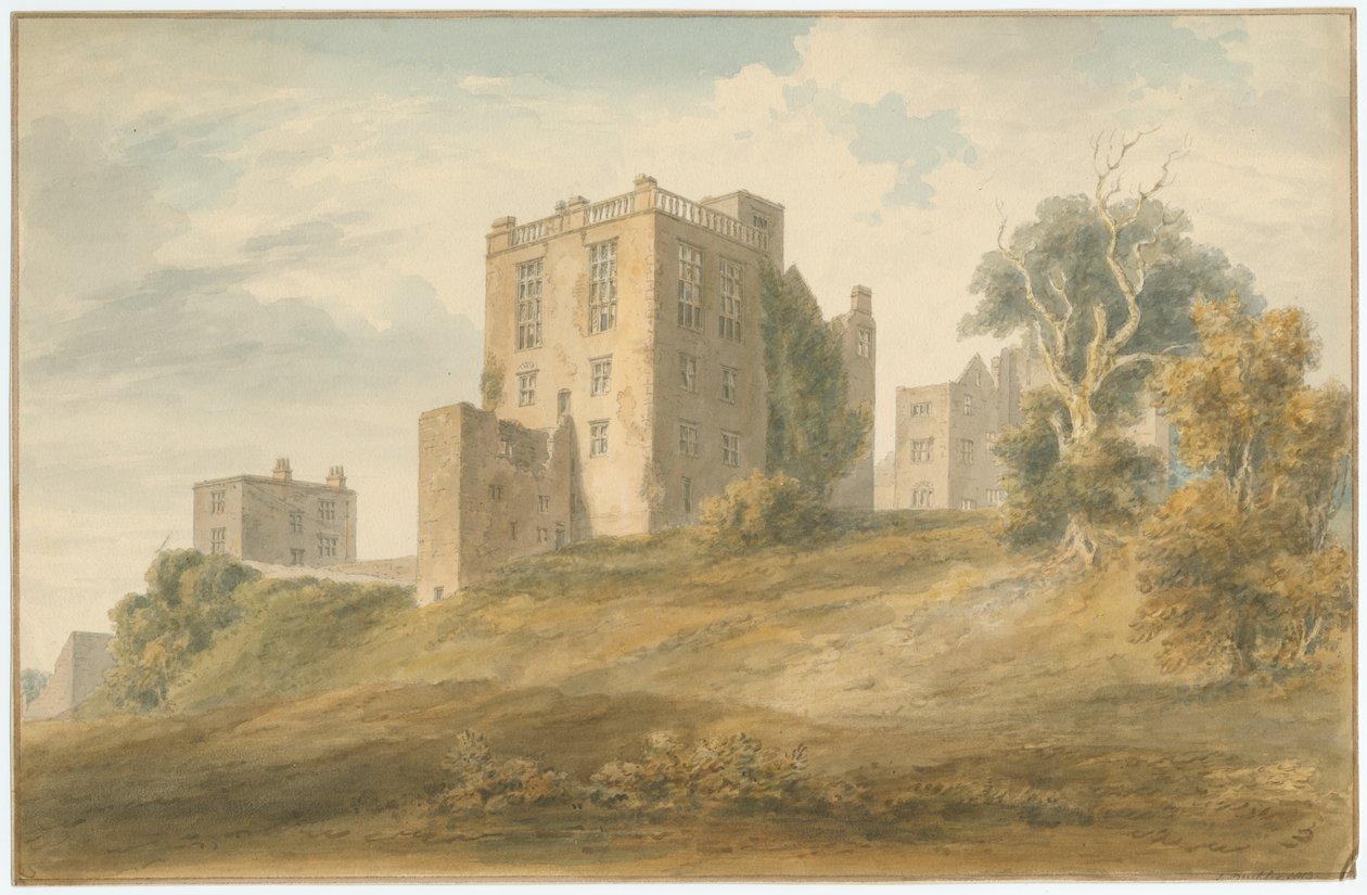 Derbyshire - Hardwick Hall [Vecchio] - Resti da John Buckler