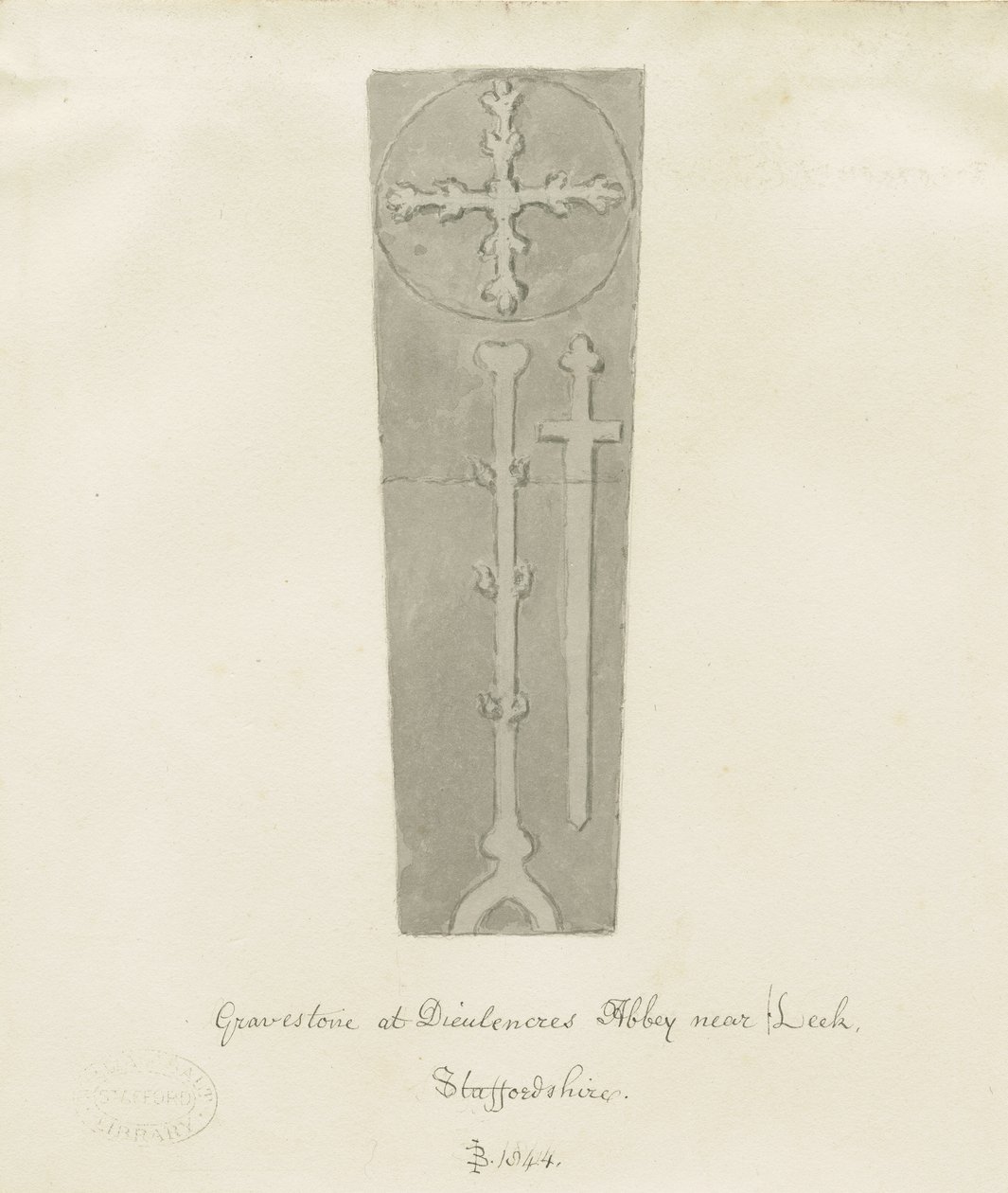 Abbazia di Dieulacres da John Buckler