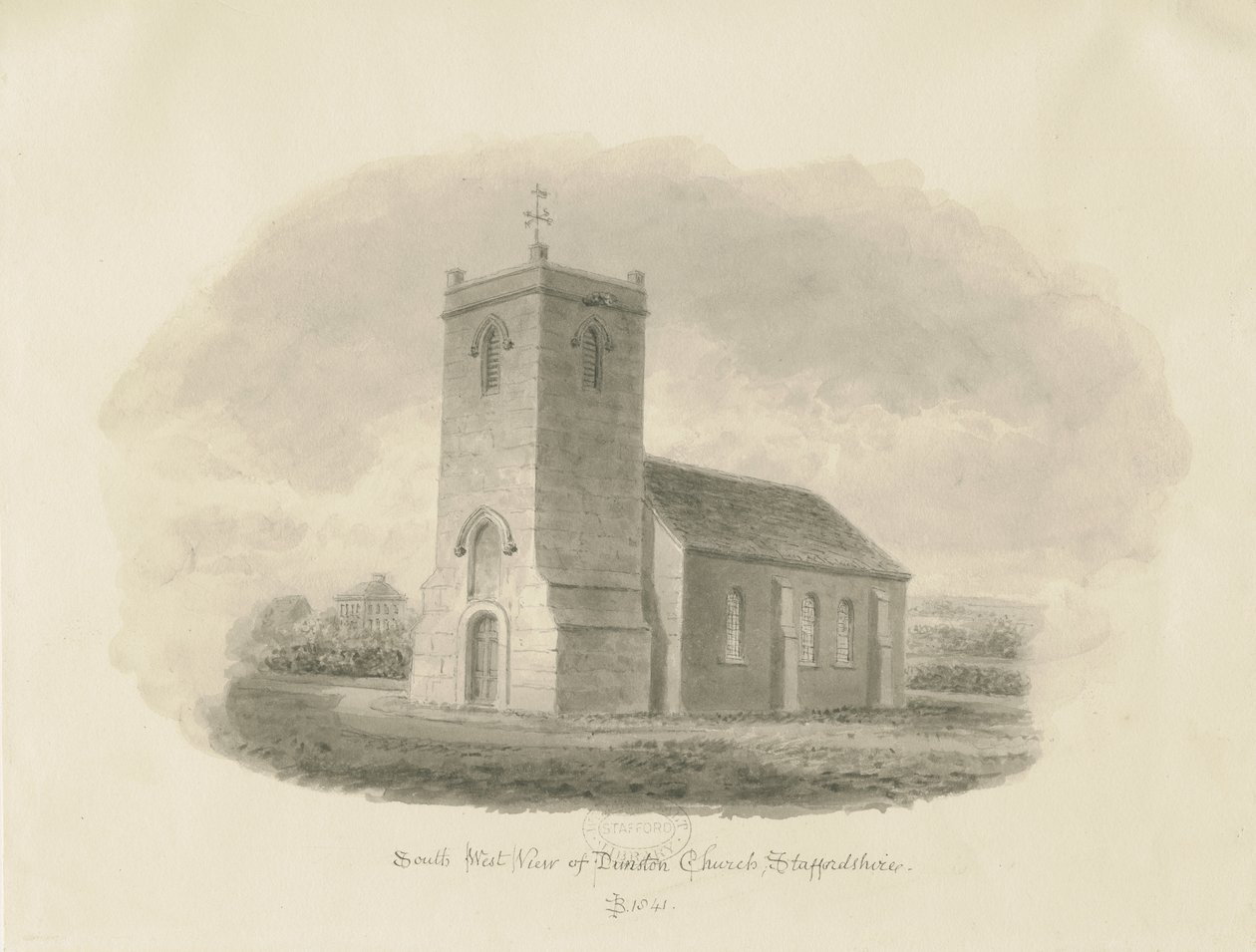 Chiesa di Dunston da John Buckler