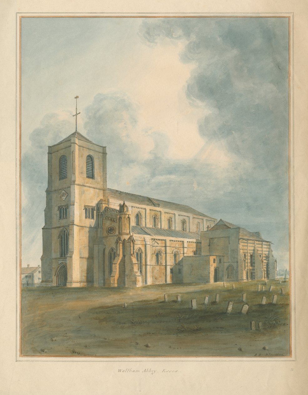 Essex - Abbazia di Waltham da John Buckler