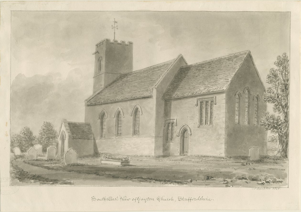 Chiesa di Gayton da John Buckler