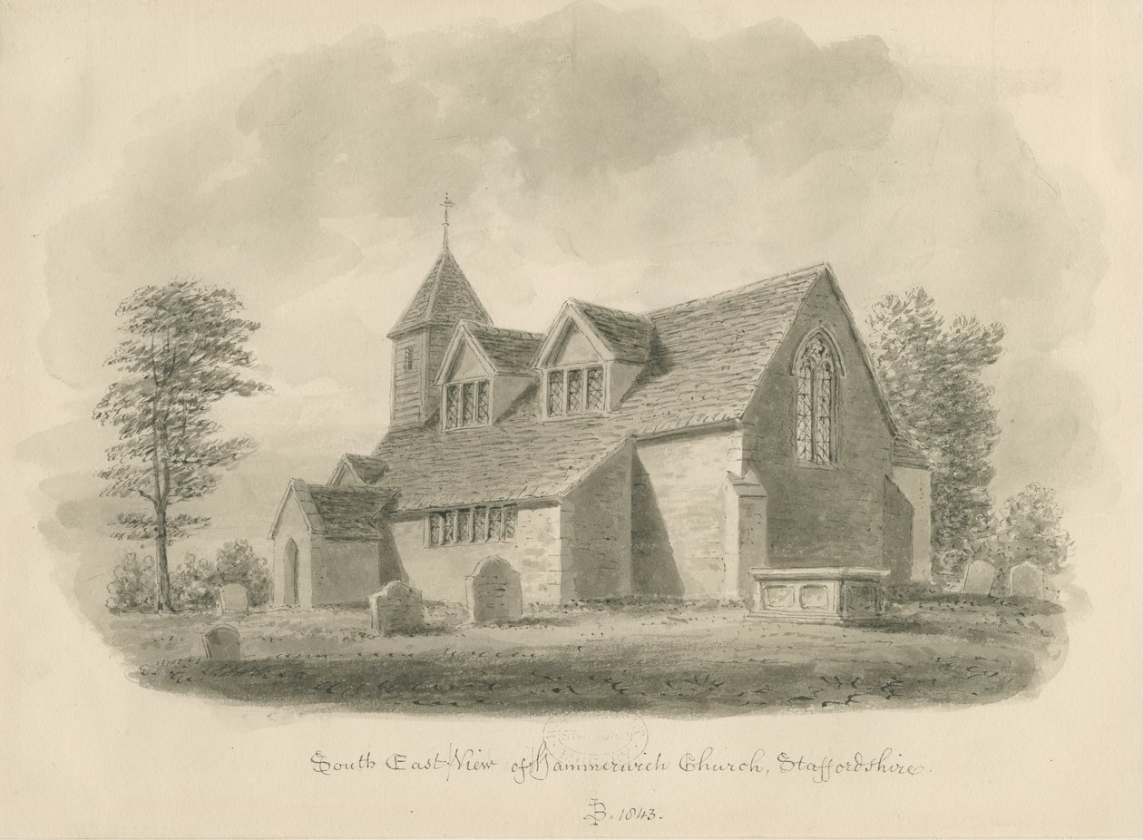 Chiesa di Hammerwich da John Buckler