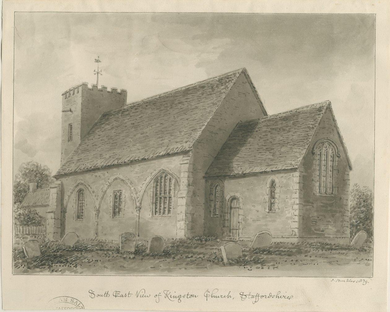 Chiesa di Kingstone da John Buckler