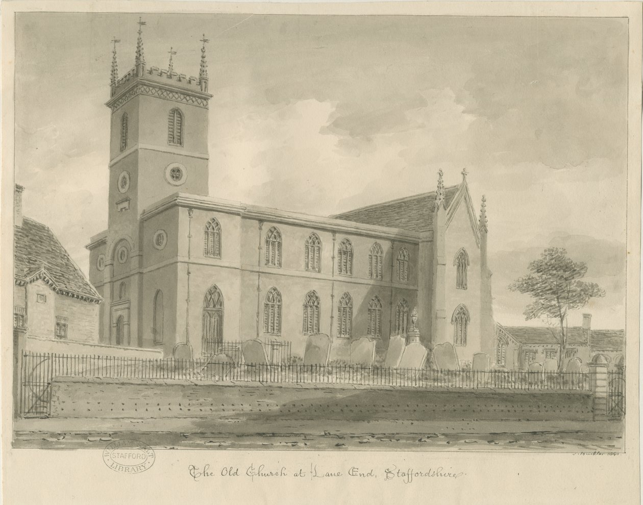 Chiesa di Lane End da John Buckler